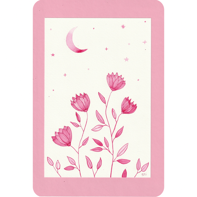 Fleurs de lune rose