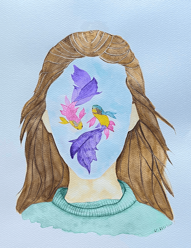 La fille aux poissons